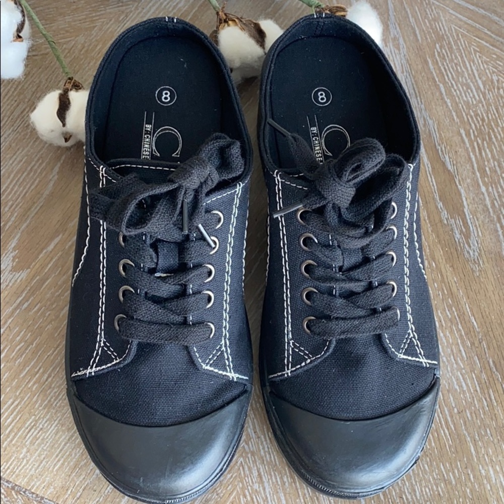 Chinese Laundry chunky platform black sneakers - Picture 4 of 7
